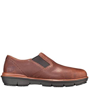 Timberland Férfi PRO Boldon SD+ Alloy Toe Oxford Cipő Gesztenyebarna